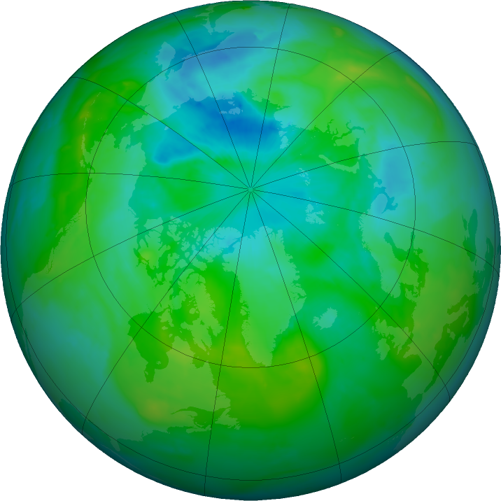 Arctic ozone map for 26 July 2011
